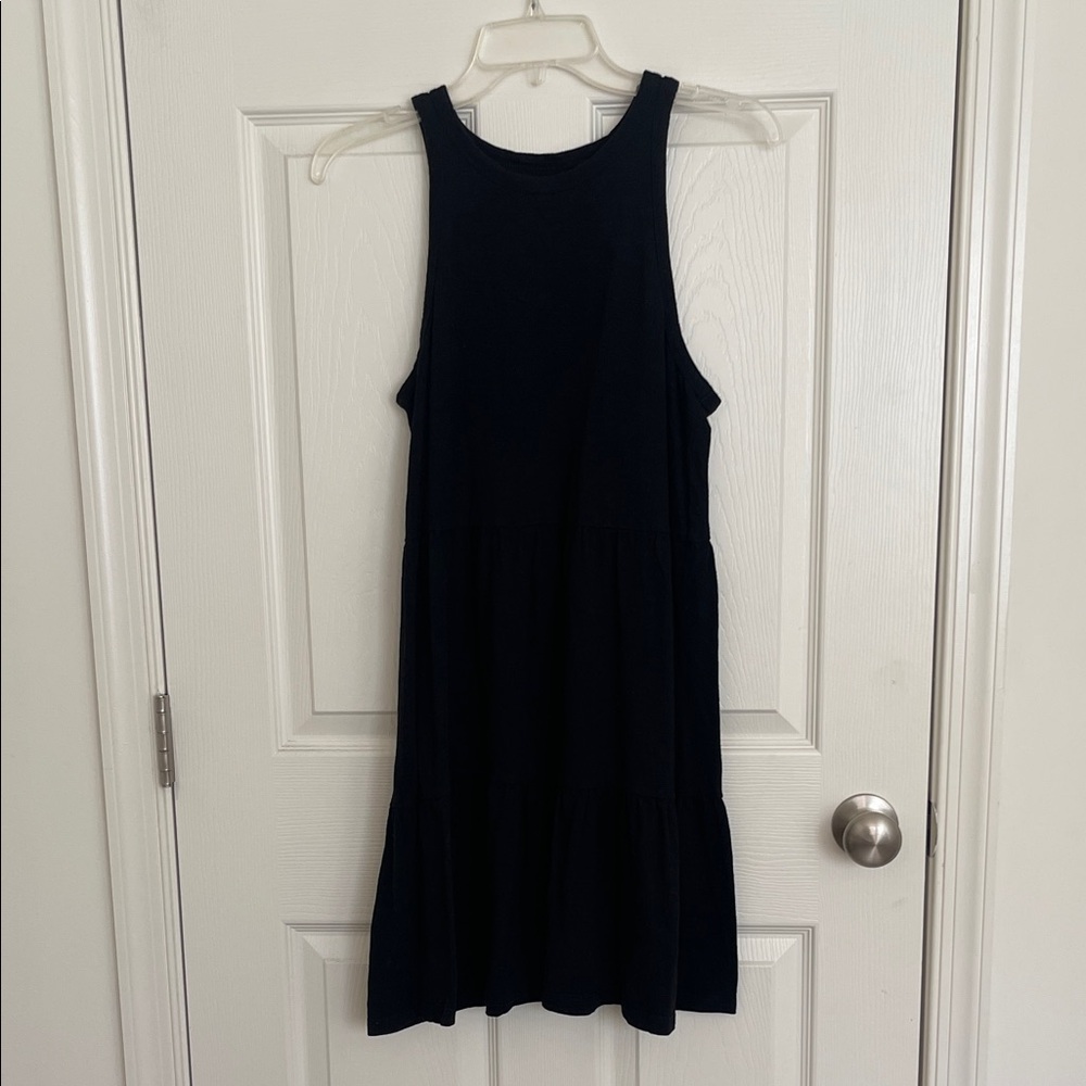 GAP Black High Neck Dress
